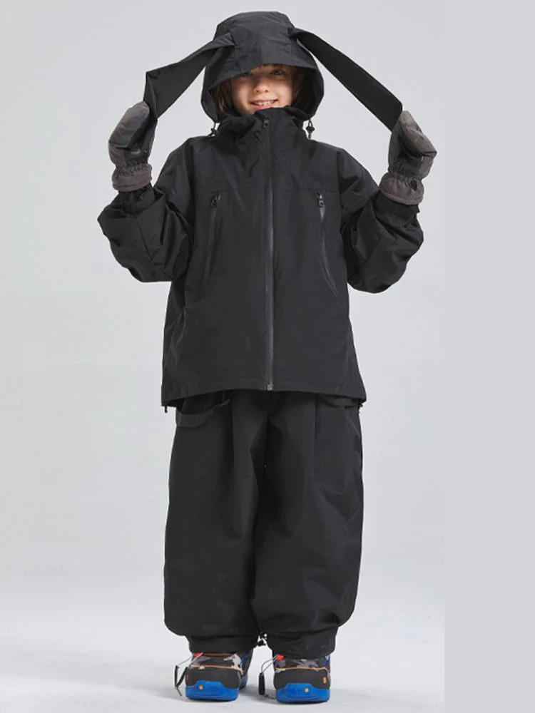 Doorek Kids Detachable Rabbit Ears Hooded Snow Suits - Image 19