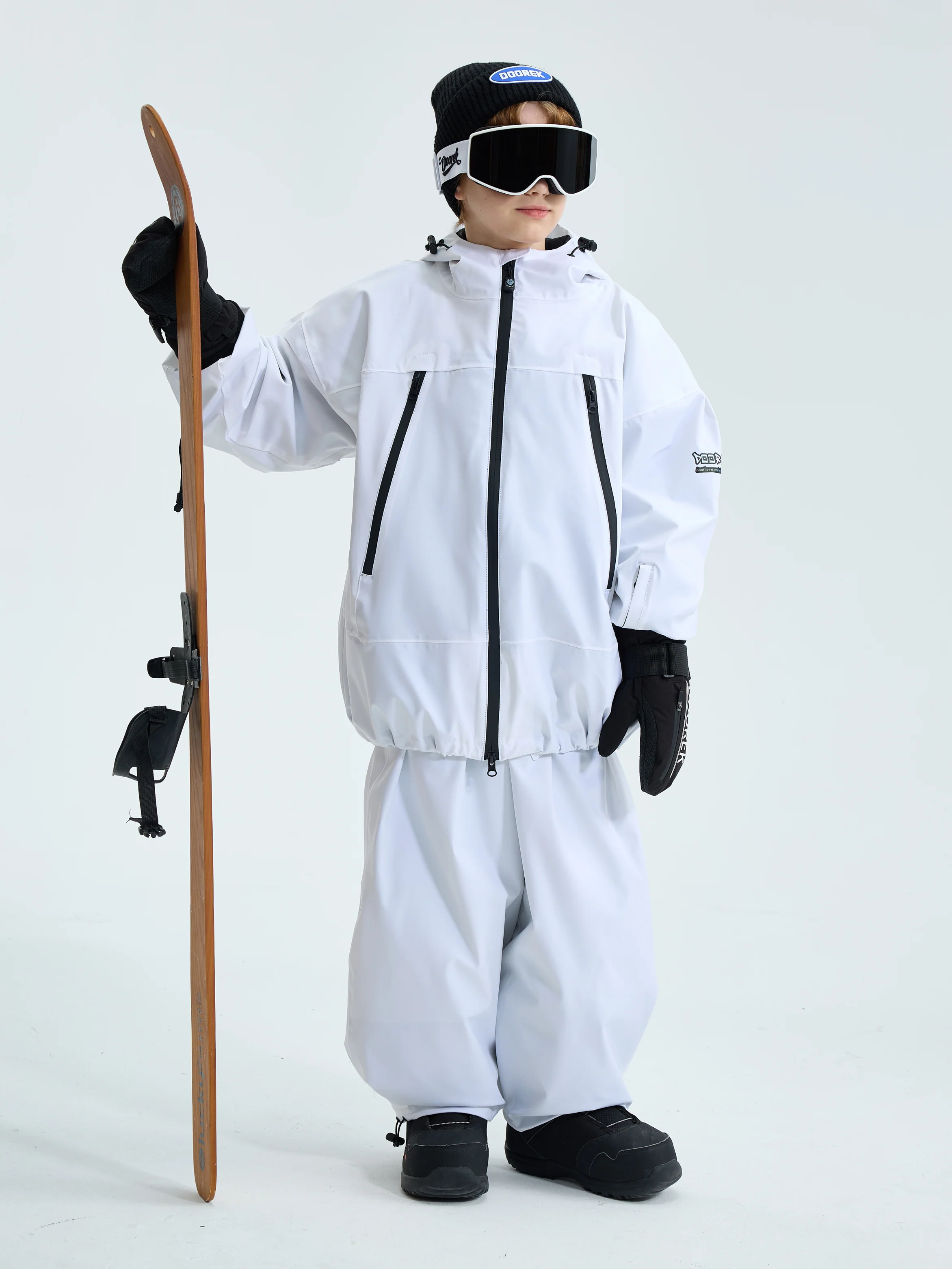 Doorek Kids Detachable Rabbit Ears Hooded Snow Suits - Image 4