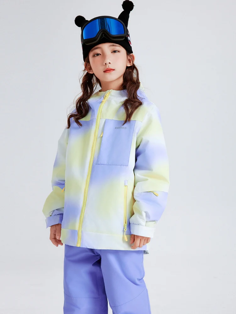NANDN Kids Candy Color Gradient Snow Suits - Image 12