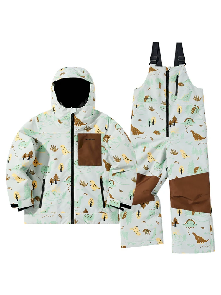 NANDN Kids Candy Color Gradient Snow Suits - Image 16