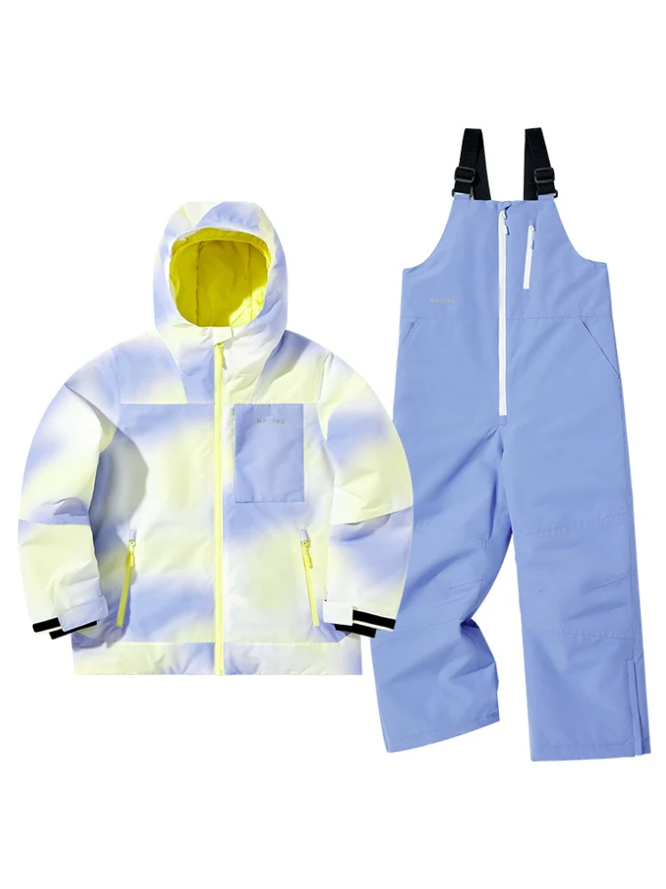 NANDN Kids Candy Color Gradient Snow Suits - Image 17