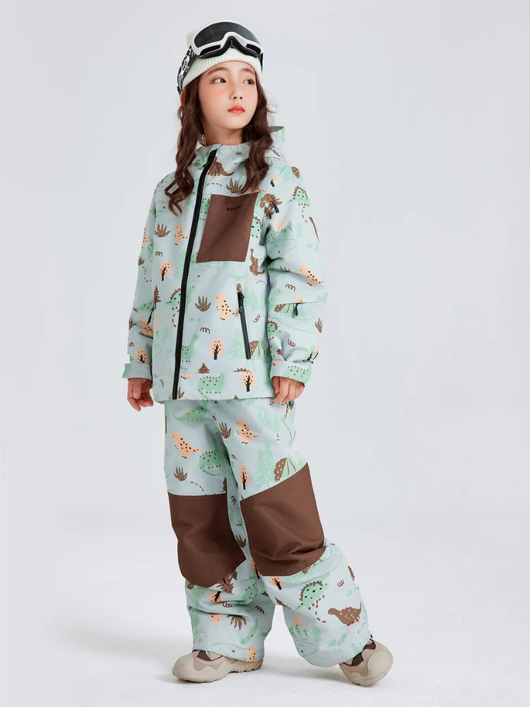 NANDN Kids Candy Color Gradient Snow Suits - Image 3