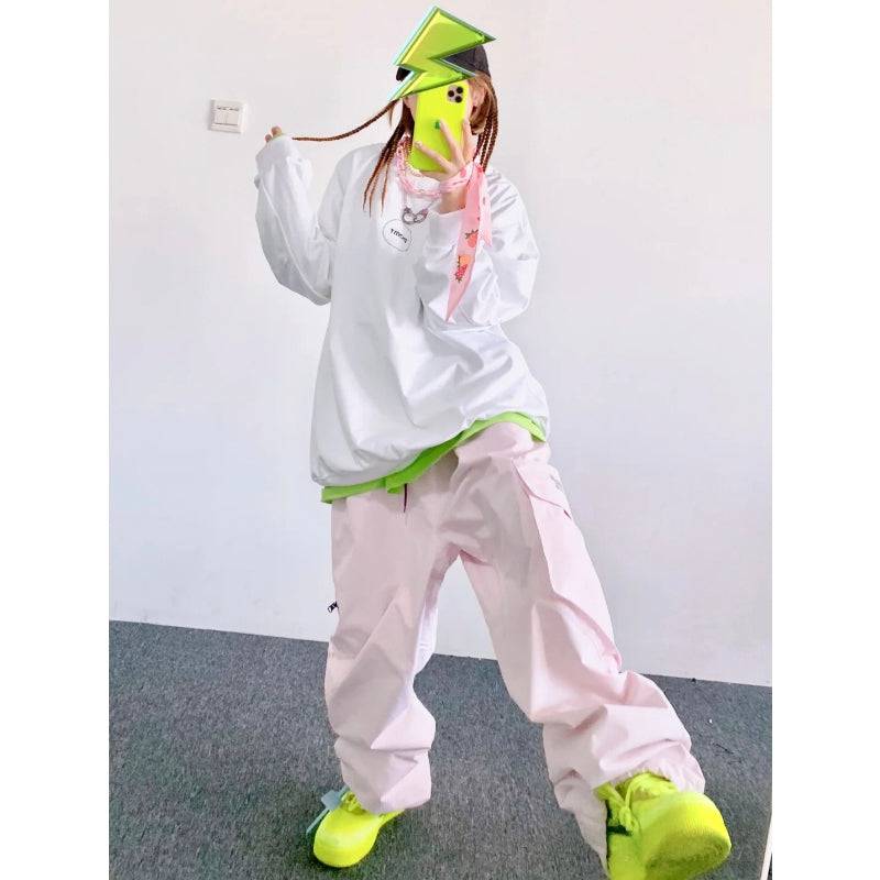 POMT Winter Shred Freedom Oversize Solid Snow Pants - Unisex - Image 5